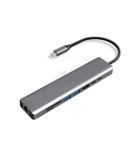Type-c To Hdtv Multifunction Adapter 8 Port Kablo