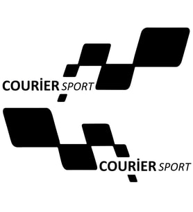 Courier ford sport Etiket Yapıştırma 30cmx11cm MMD188