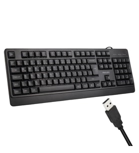 Philips SPK6247B USB 1.2 Metre Kablolu Klasik Siyah Numpadli Türkçe Q Klavye