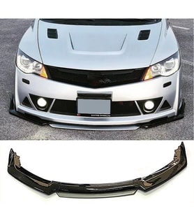 Vw Caddy 2003-2010 Gri Şeritli Renkli Ön Ek Ön Lip Piona Black 4 Prç