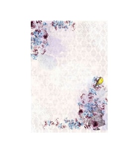 Brillant Latex Kaymaz Taban Halı-FLOWER HL11112.101-(150x230)