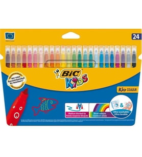 Bic Kids Kid Couleur Yıkanabilir Keçeli Boya Kalemi 24 Renk