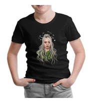 Billie Eilish - Yörünge Siyah Çocuk Tshirt