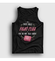 Presmono Unisex Siyah Soap V2 Film Dövüş Kulübü Fight Club Atlet 244763tt