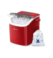 Vosco VHZB-12HK Eko Set Üstü Buz Makinesi 12 Kg Kırmızı