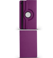 Galaxy Tab A9 Plus 11 inç  Uyumlu Fuchsia  Dönebilen Standlı Kılıf (Mor)