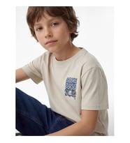 Koton Pamuklu Baskılı Gri Erkek Çocuk T-Shirt 6Skb10367Tk