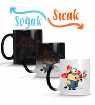 Minions Sihirli Kupa Bardak Porselen