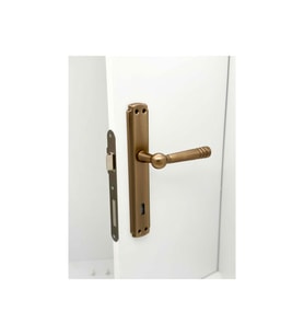Osmanlı Handles Lüx Antik Sarı Aynalı Oda İç Kapı Kolu 3 Takım (STD)
