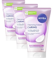 Yüz Temizleme Kremi 150 Ml,Nemlendirici,Pürüzsüzleştirici, Yağı Özü, Hassas Kuru Ciltler (3 Paketi)