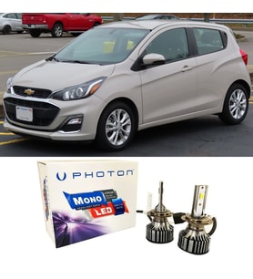 Chevrolet Spark Led Xenon Uzun + Kısa Far Ampulü H4 Mono Yeni Seri Beyaz