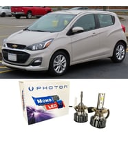 Chevrolet Spark Led Xenon Uzun + Kısa Far Ampulü H4 Mono Yeni Seri Beyaz