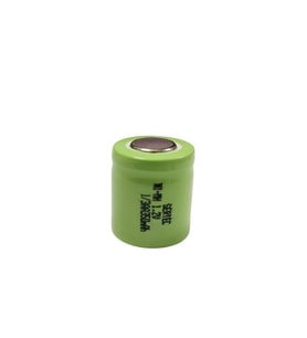 1.2V 350 Mah - 1/3AA - Ni-MH Şarjlı Pil - (Başsız / Flat Head)