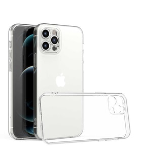 Apple iPhone 12 Pro Max Uyumlu Kılıf Zore Kamera Korumalı Süper Silikon Kapak (Renksiz)