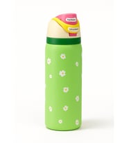 Owala 32 Oz Desenli FreeSip Kapaklı Vakumlu Spor & Outdoor Çelik Termos (Yeşil-Lila)