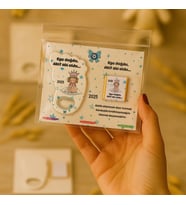 Abi Erkek Kardeş Temalı Ayak İzi Açacak Magnet