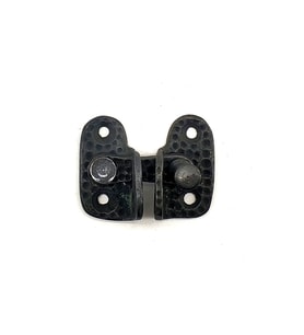 Antika Tarz Dekoratif Pirinç Mini Kapak Mandalı - 40x45 mm, Oksit