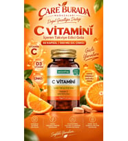 Shiffa Home - C Vitamini İçeren Takviye Edici Gıda 60 Tablet (500 Mg) (Çinko & D3)