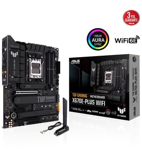 ASUS TUF GAMING X670E-PLUS DDR5 HDMI DP PCIe 16X v5.0 AM5 ATX
