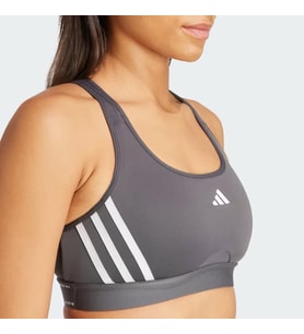 Adidas IU1708 Pwrct Ms 3S Bra Kadın Sporcu Sütyeni (Gri)