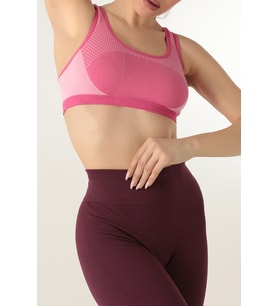 DoReMi Seamless Spor Büstiyer (Pembe)