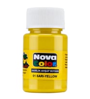 Nova Color Akrilik Boya 30 Ml Sarı - 2 adet