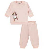 Civil Baby Bereli Ayıcık Baskılı 6-18 Ay Takım - Bej