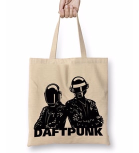 Daft Punk Bez Çanta Uzun Saplı