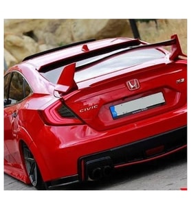 Honda Civic Uyumlu Fc5 Typer Spoiler (Fiber)