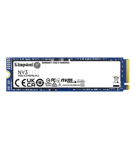 Kingston NV3 SNV3S/500G 500GB (5000/3000MB/s) M.2 2280 PCIe 4.0 NVMe SSD (Mavi)
