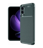S25 Edge Auto Focus Karbon Kapak - Koyu Yeşil