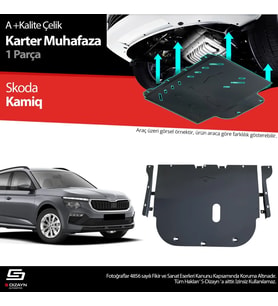 Skoda Kamiq Çelik Karter Muhafaza Koruma 2019 Üzeri A+ Kalite