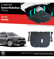 Skoda Kamiq Çelik Karter Muhafaza Koruma 2019 Üzeri A+ Kalite