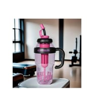Bıgmug Ice Cream Tritan Pipetli Suluk Detoks Matara 1300 ML