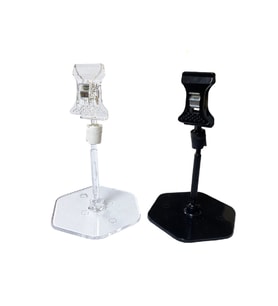 Ayaklı Mini Mandal 50 mm - Siyah (Pakette 10 Adet)