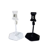 Ayaklı Mini Mandal 50 mm - Siyah (Pakette 10 Adet)