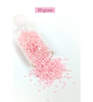Kesme Cam Boncuk 2mm - 20 Gram - Şeker Pembe -BNC350