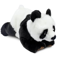 Animals of The World Panda Kukla Peluş Oyuncak (Kazayaği Siyah Beyaz)