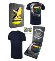 Fenerbahçe Orijinal Lisanslı Tribün 6 Renk Logolu Spor T-Shirt+ Bileklik Set Hediyelik A (Lacivert)