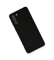 Newface Samsung Galaxy S21 Plus Kılıf Nano içi Kadife Silikon - Siyah