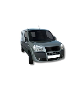 Fiat Doblo Uyumlu Krom Far Çerçevesi 2006-2010 2 Parça P.Çelik
