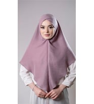 Violet Pratik Hazır Geçmeli Tesettür Eşarp Pamuk Caz Kumaş Tek Katlı Çapraz Hijab 2305_21