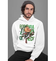 Roronoa Zoro Baskılı Unisex Oversize One Piece Anime Hoodie