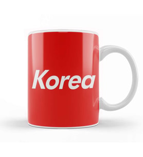 Kpop Korea Box Logo Kupa Bardak Porselen