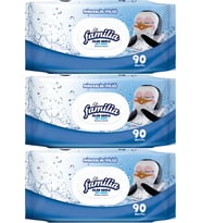 Familia Islak Havlu Mendil Mineralin İyiliği 90 Yaprak Plastik Kapaklı 3 Lü Set 270 Yaprak