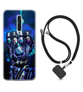 Oppo Reno 2Z 4 Lite 4 Pro 5 6 7 A31 Kılıf Boyun Askılı Silikon Thunder Play 1760