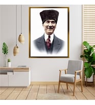 ÇERÇEVELİ ATATÜRK TABLO S351