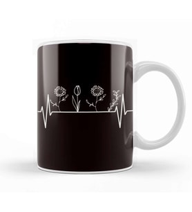 Heartbeat Plants Flower Gardening Garden Gardener Landscaper Kupa Bardak Porselen