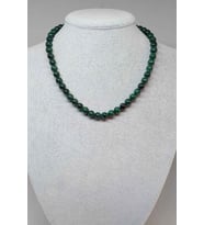 Malakit Taşı Royal Quality Kolye 7-8mm (Klipsli)