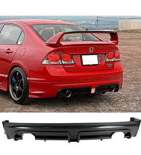 Honda Civic Fd6 Mugen RR Arka Ek Sağ Sol Tek Egzoz Çıkışlı 2006-2011 Arka-bodykit-ek-karlık